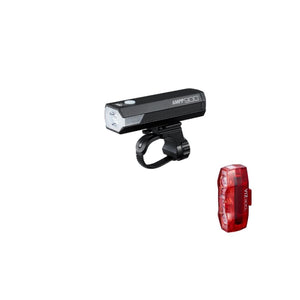 Cateye Ampp 900 & VIZ300 Lightset - Black