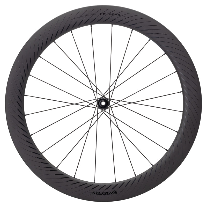 Syncros Capital 1.0 Aero 60MM 700C Front Wheel - Black Matt