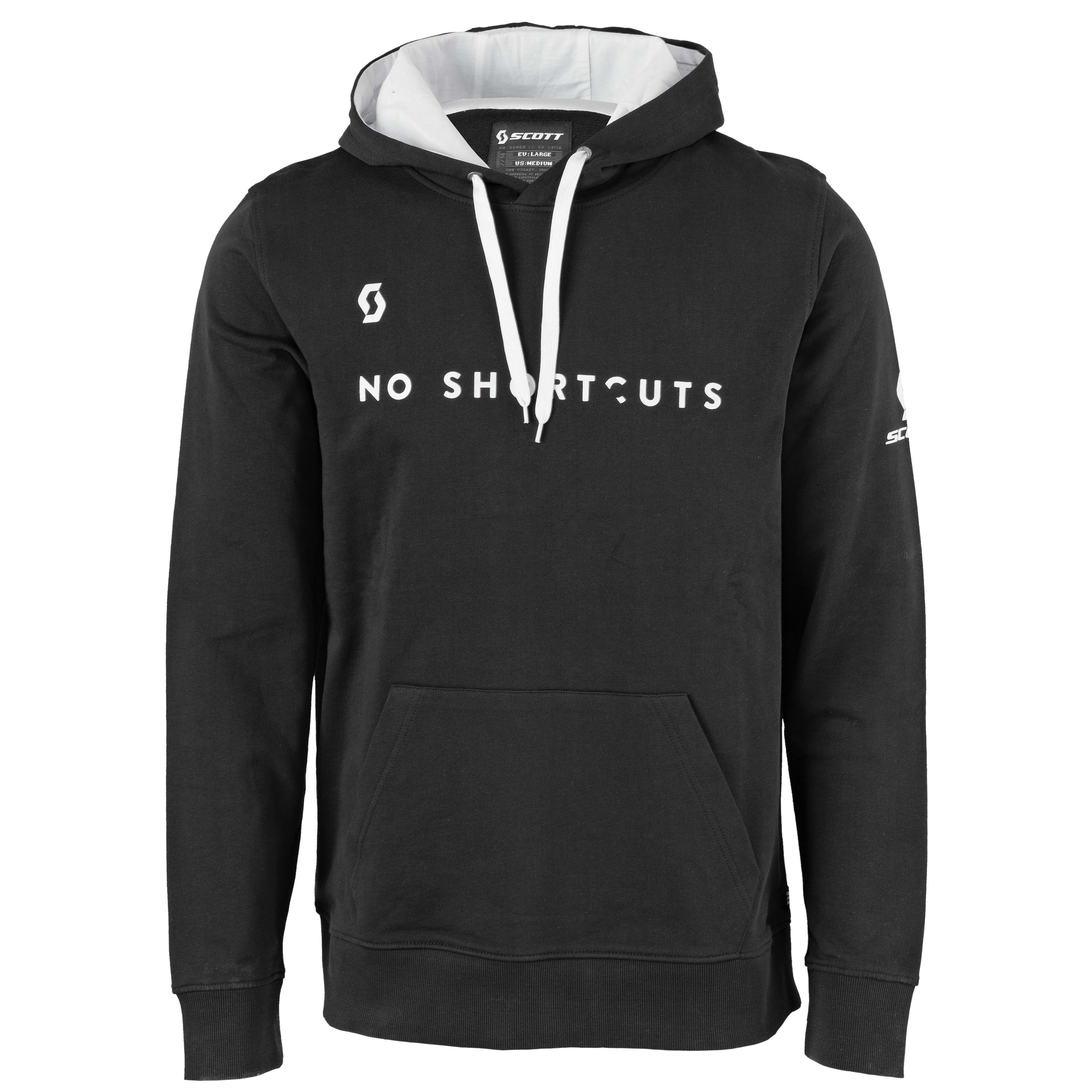 Scott Hoodie 50 No Shortcuts L/sl - Black