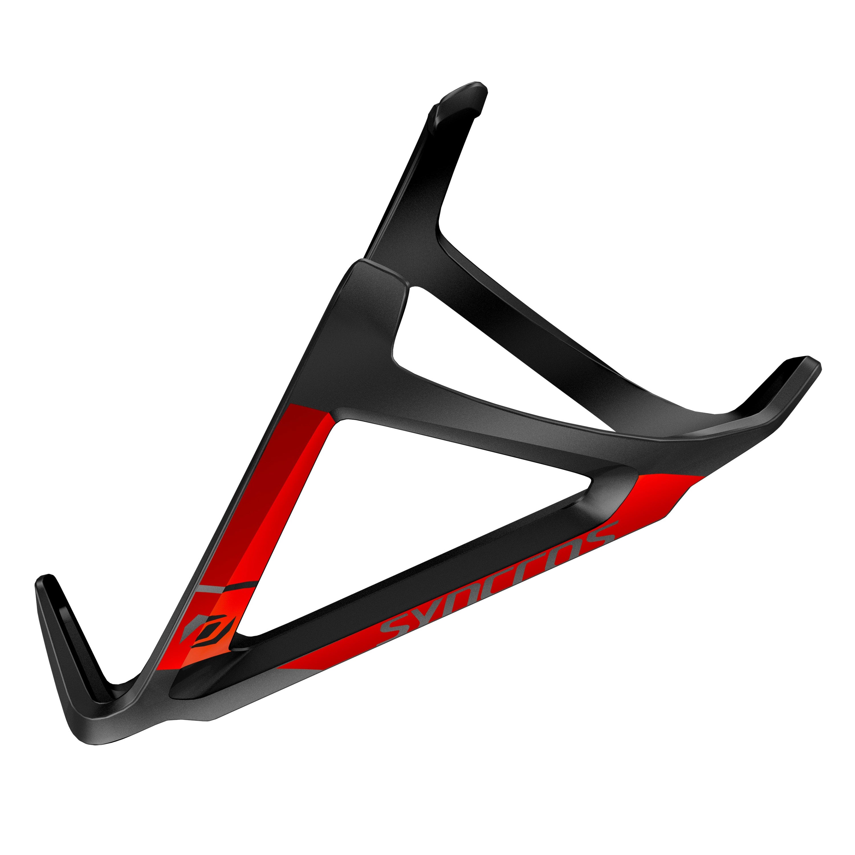 Syncros Tailor Cage 2.0 Right Side Bottle Cage - Black / Rally Red