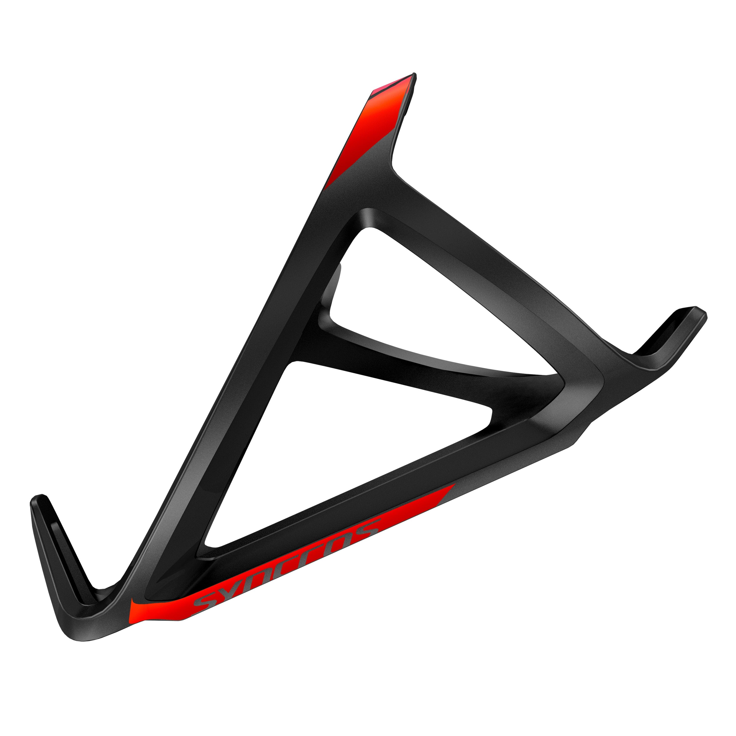 Syncros Tailor Cage 2.0 Left Hand Entry Bottle Cage - Black / Rally Red