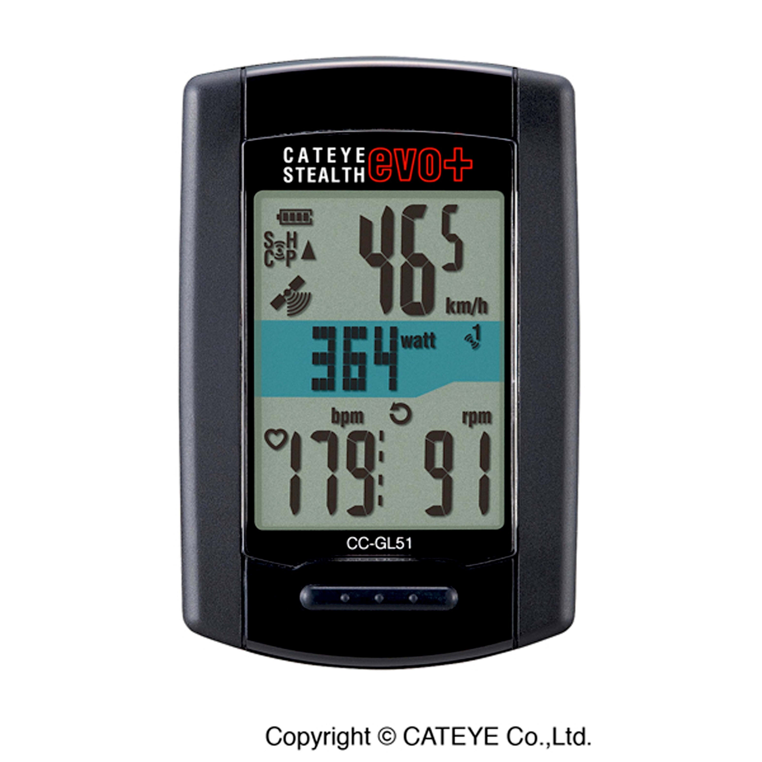 Cateye Stealth Evo+ CC-GL51 - Black