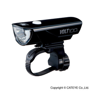 Cateye Volt 100 Usb Front Light HL-EL150RC - Black