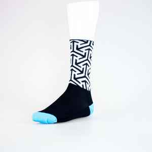 Volta Socks Icon Tribal Arrow - Black / White