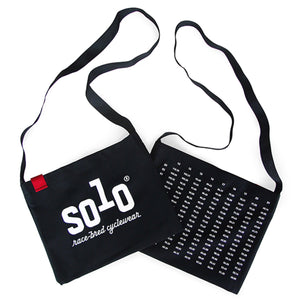 Solo Cotton Musette Bag - Black
