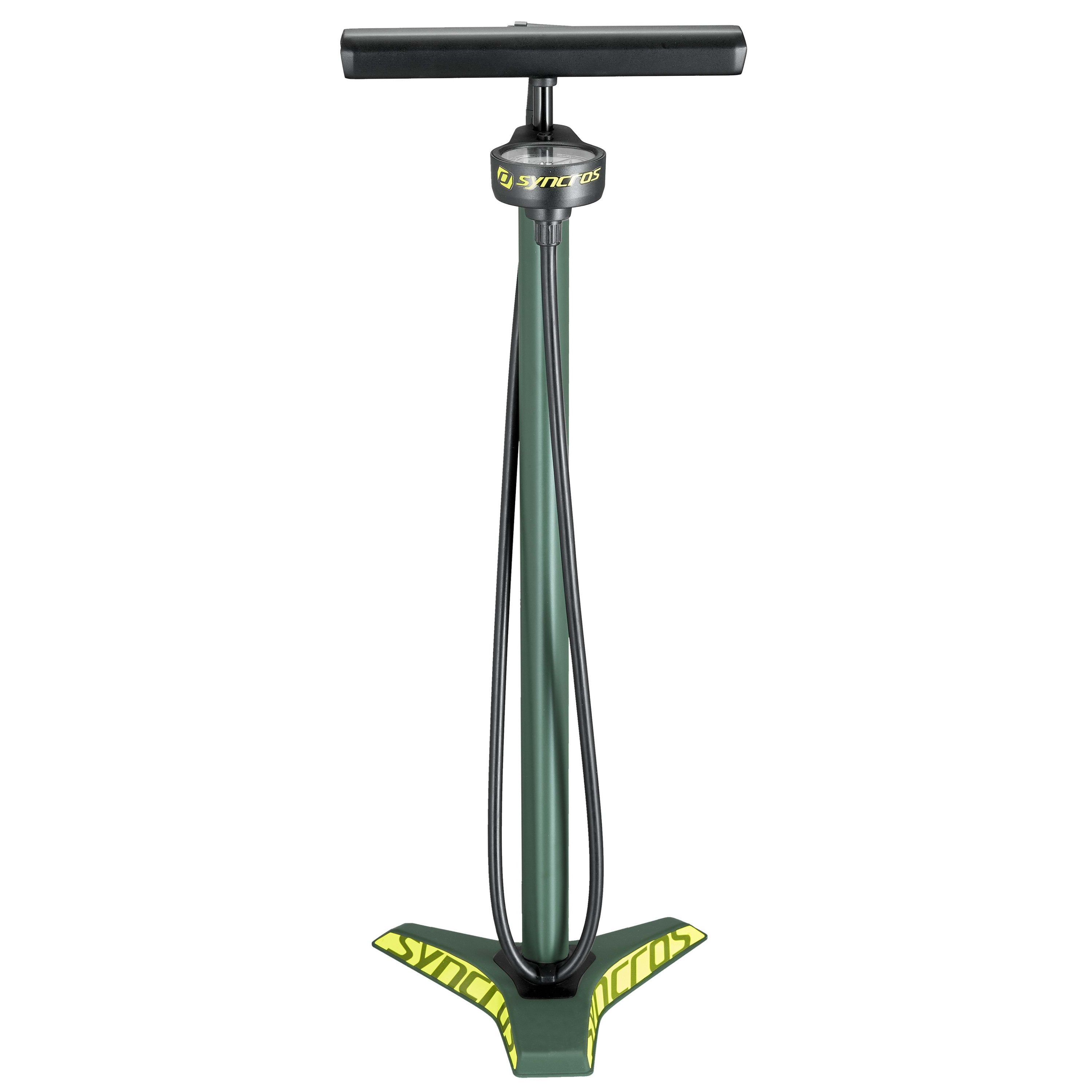 Syncros Vernon 2.0 HV Mtb Floor Pump - Dark Ivy Green
