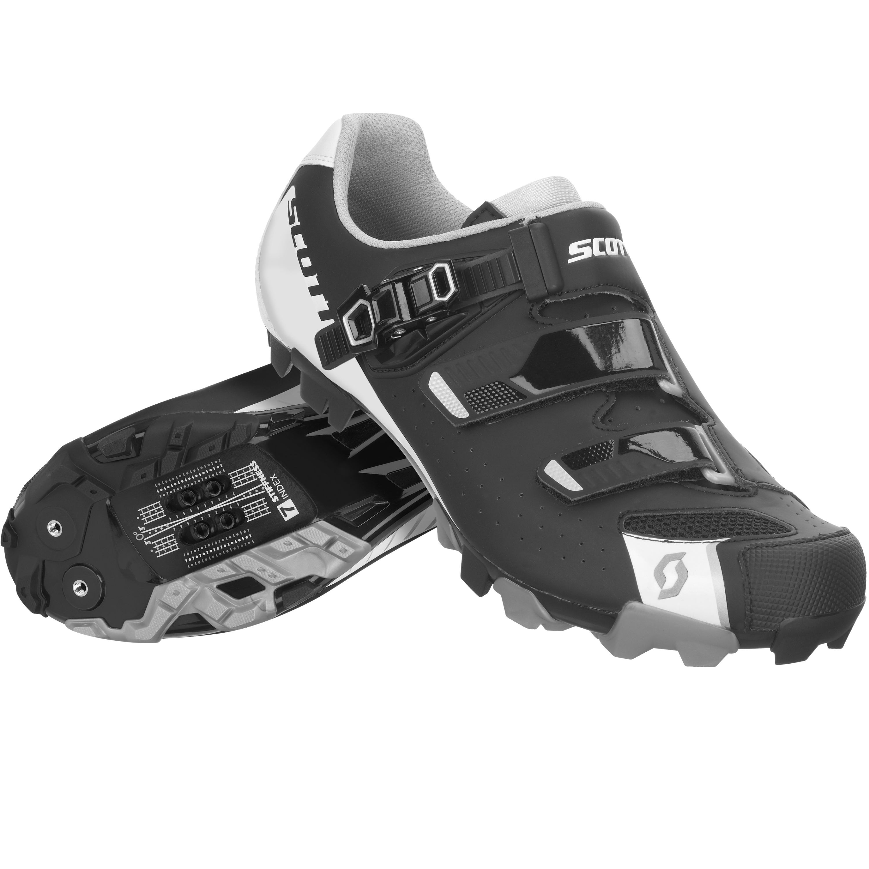 Scott Mtb Pro Ladies Shoes - Gloss White / Gloss Black