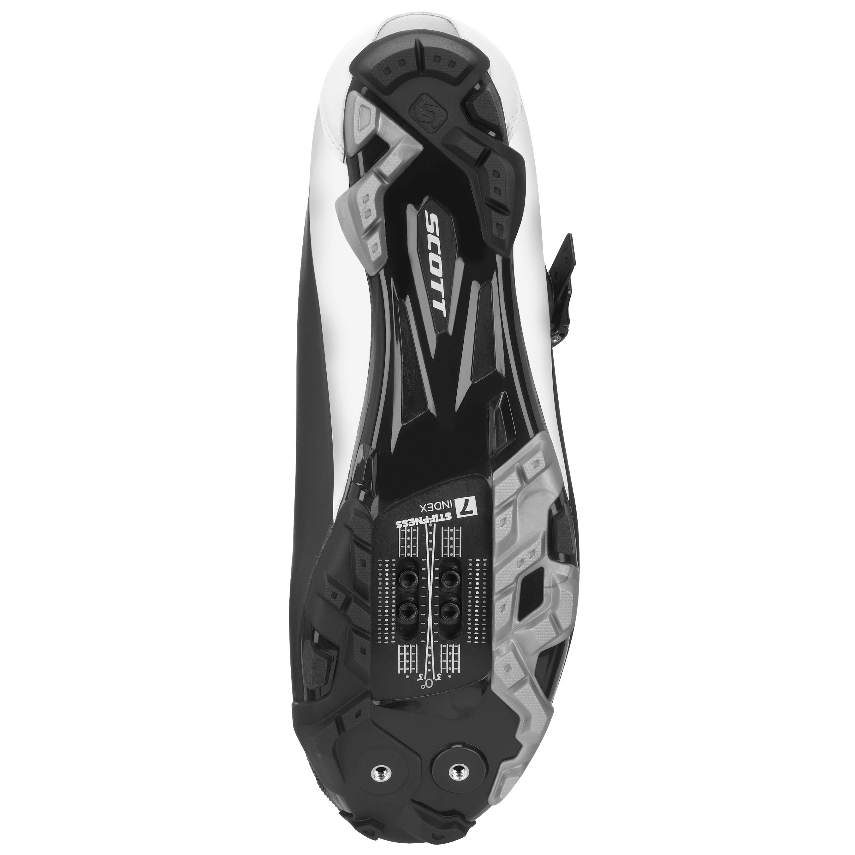 Scott Mtb Pro Ladies Shoes - Gloss White / Gloss Black