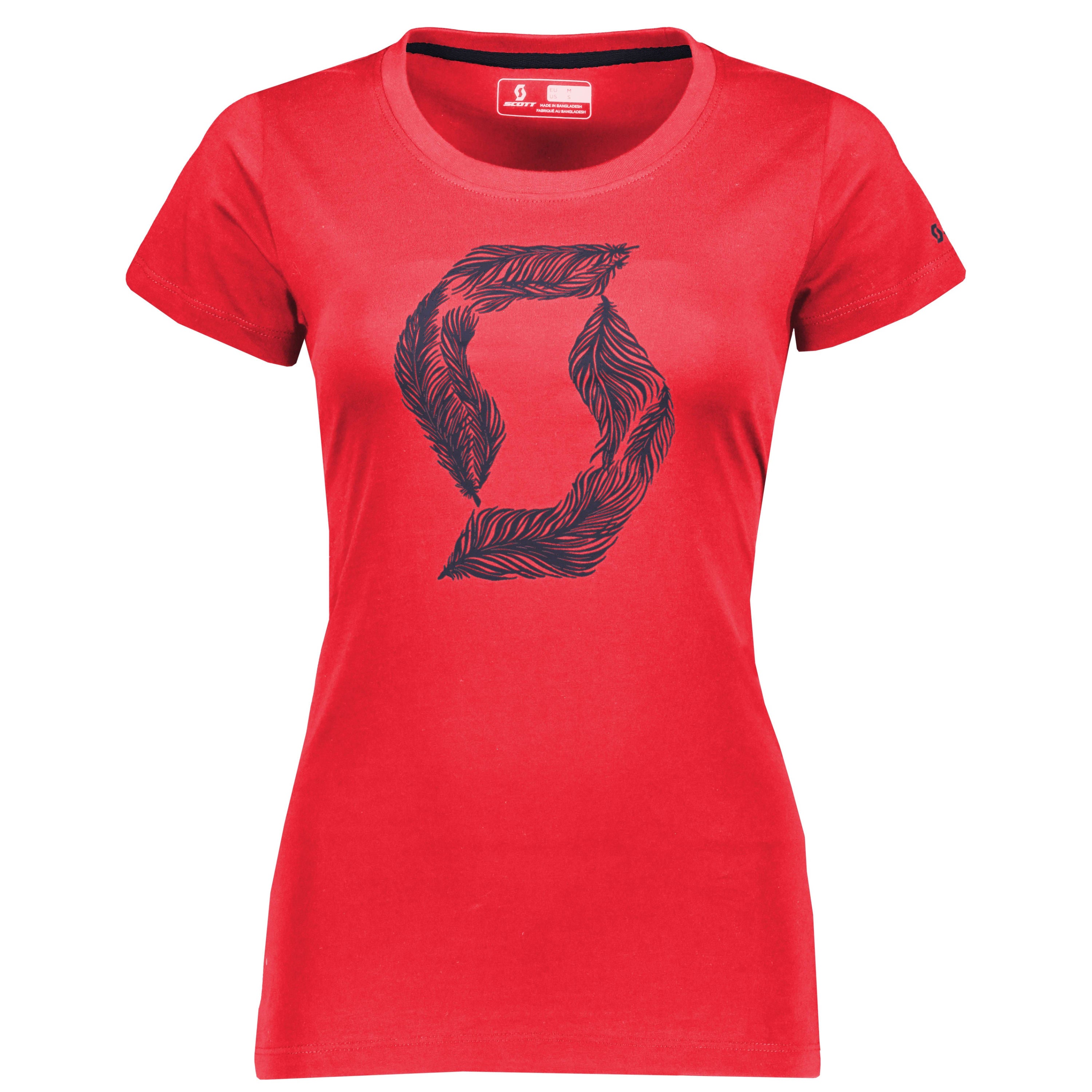 Scott Short Sleeves Tee-shirt Feather Icon - Melon Red