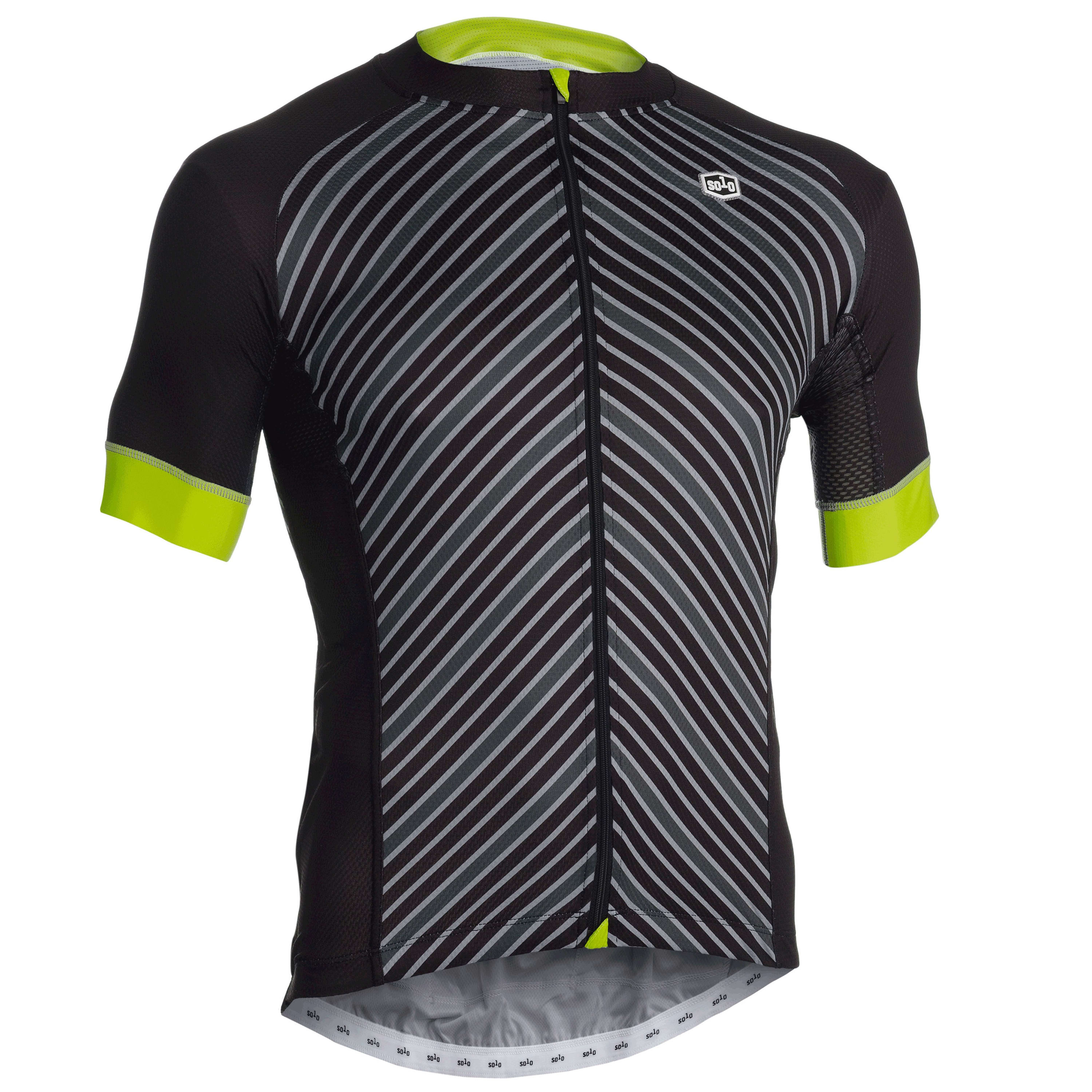 Solo Omni Chevron Jersey Mens - Black