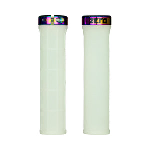 Zero Billy T Taperlock Grips - Green / Chrome
