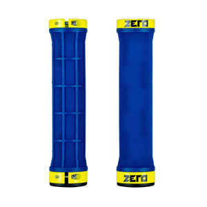 Zero Atlas 2LOCK Grips - Navy Blue / Sulphur Yellow