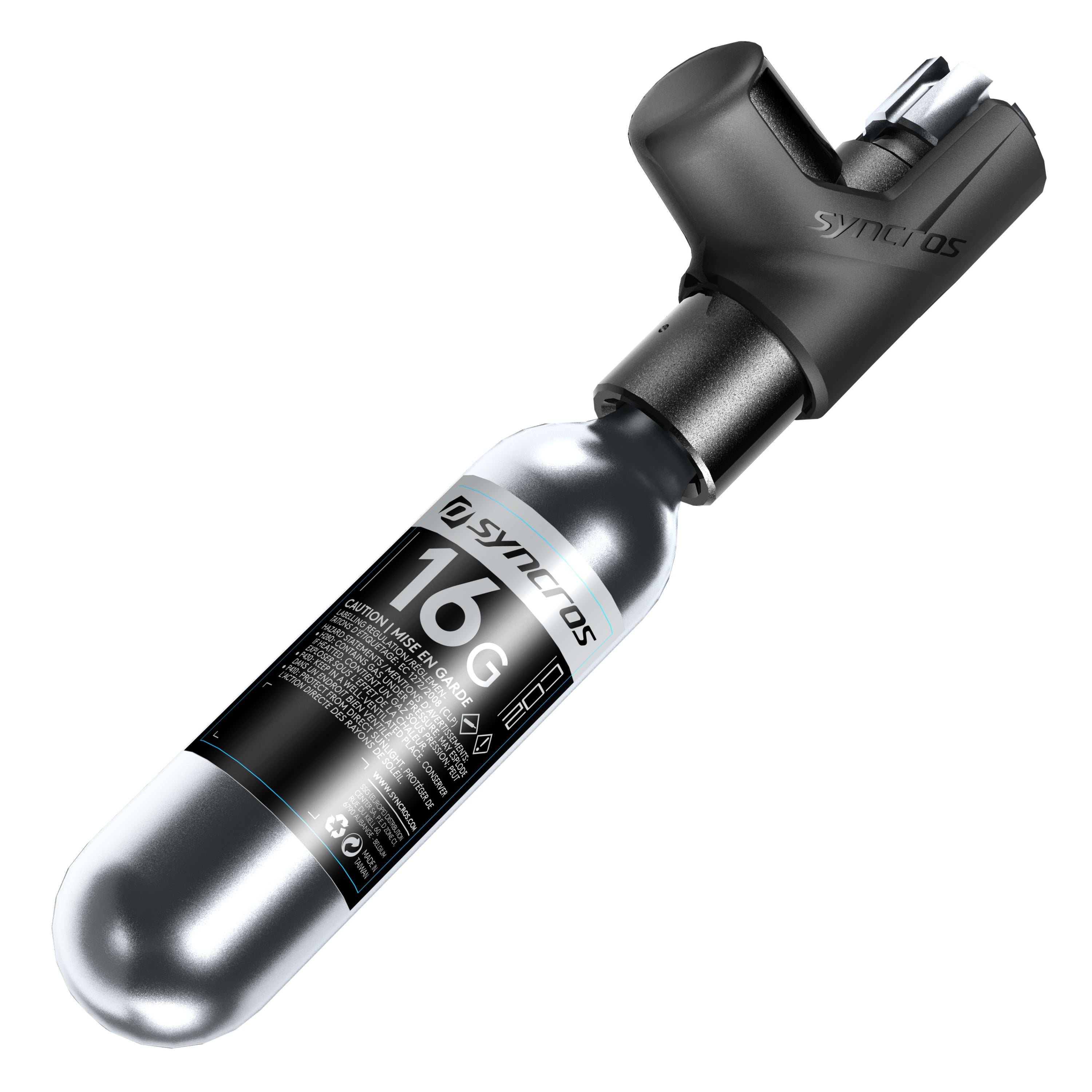 Syncros Boundary CO2 Inflator With 16G Cartridge - Black