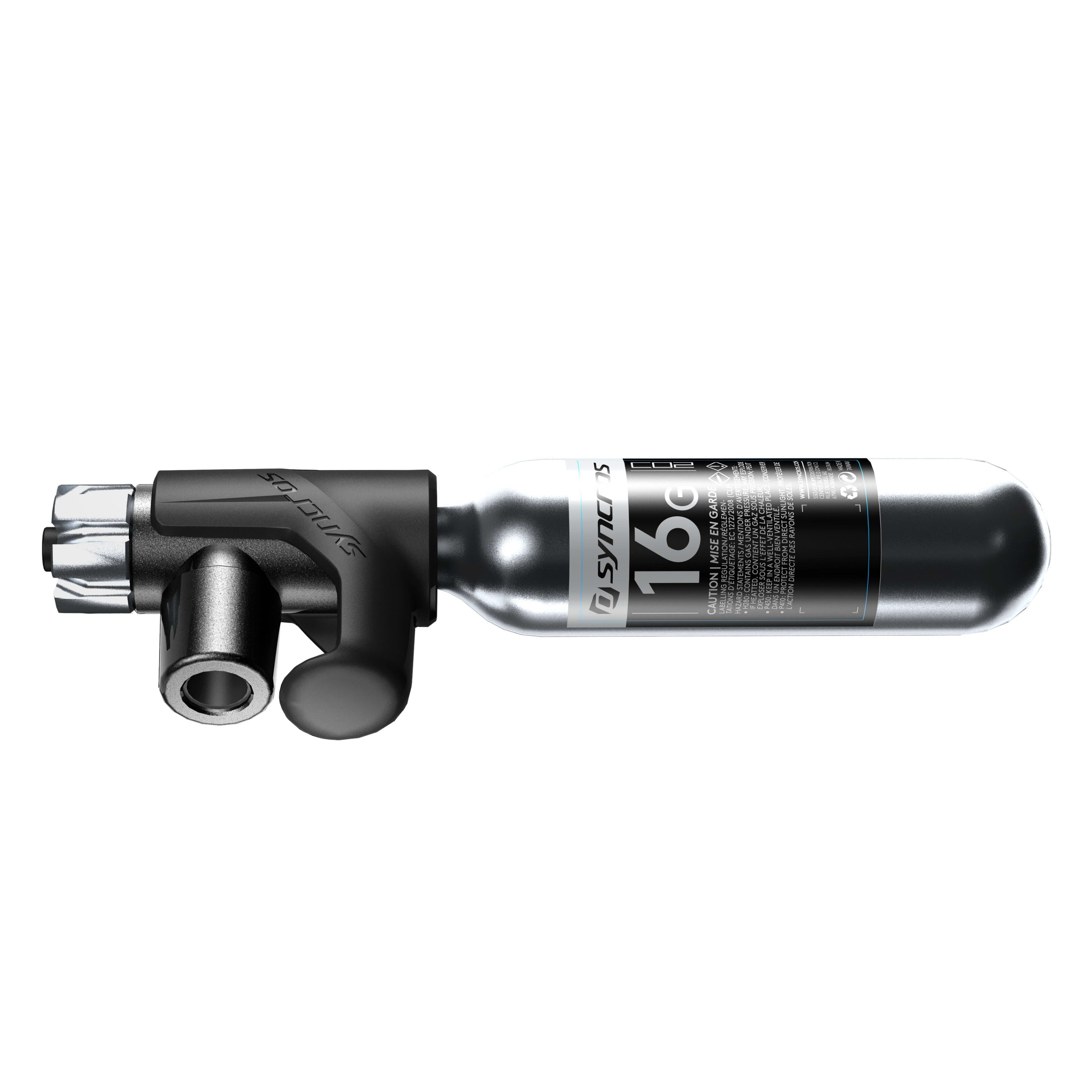 Syncros Boundary CO2 Inflator With 16G Cartridge - Black