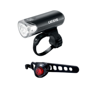 Cateye HL-EL135 & Orb LD160 Lightset - Black