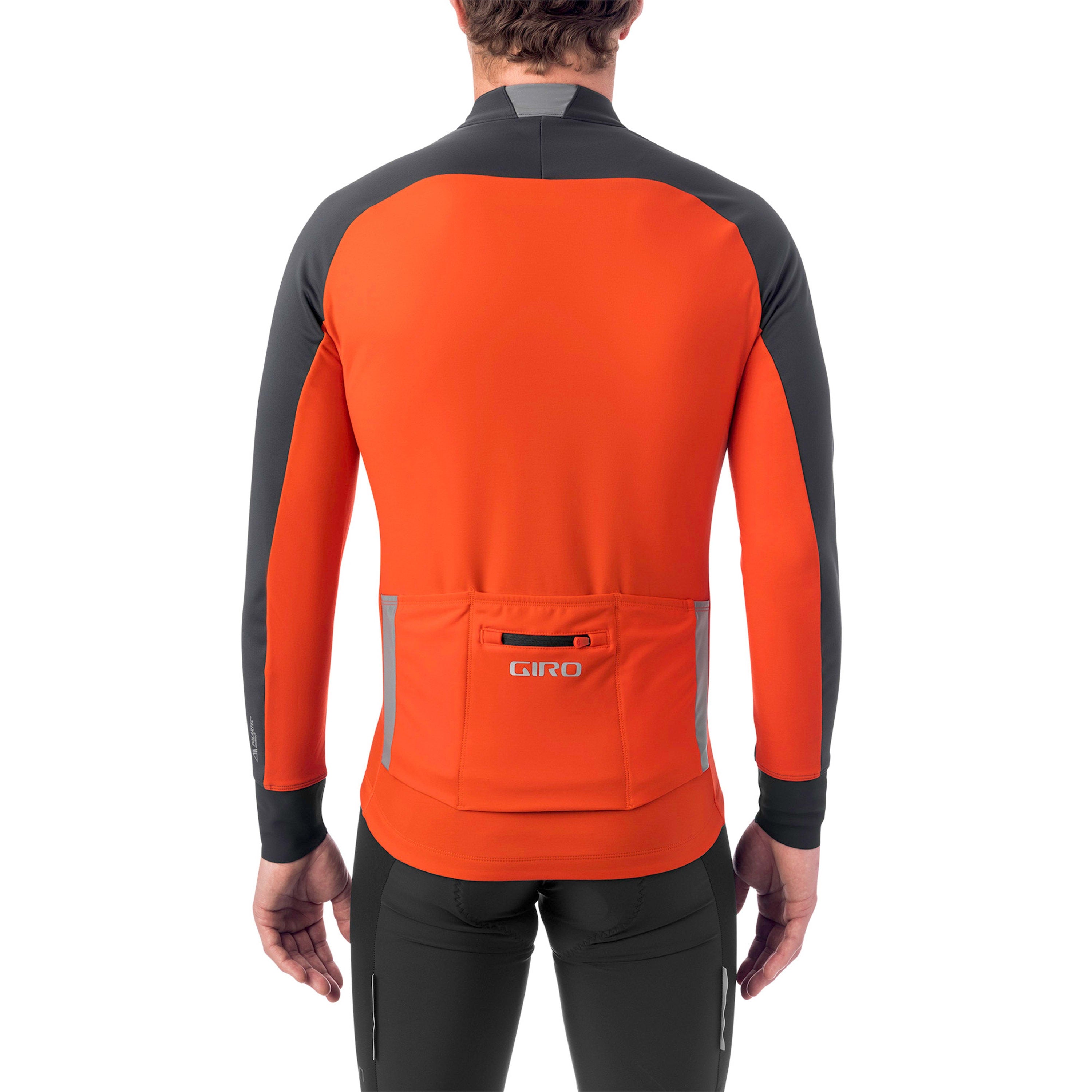 Giro Chrono Pro Windbloc Jersey - Charcoal / Red