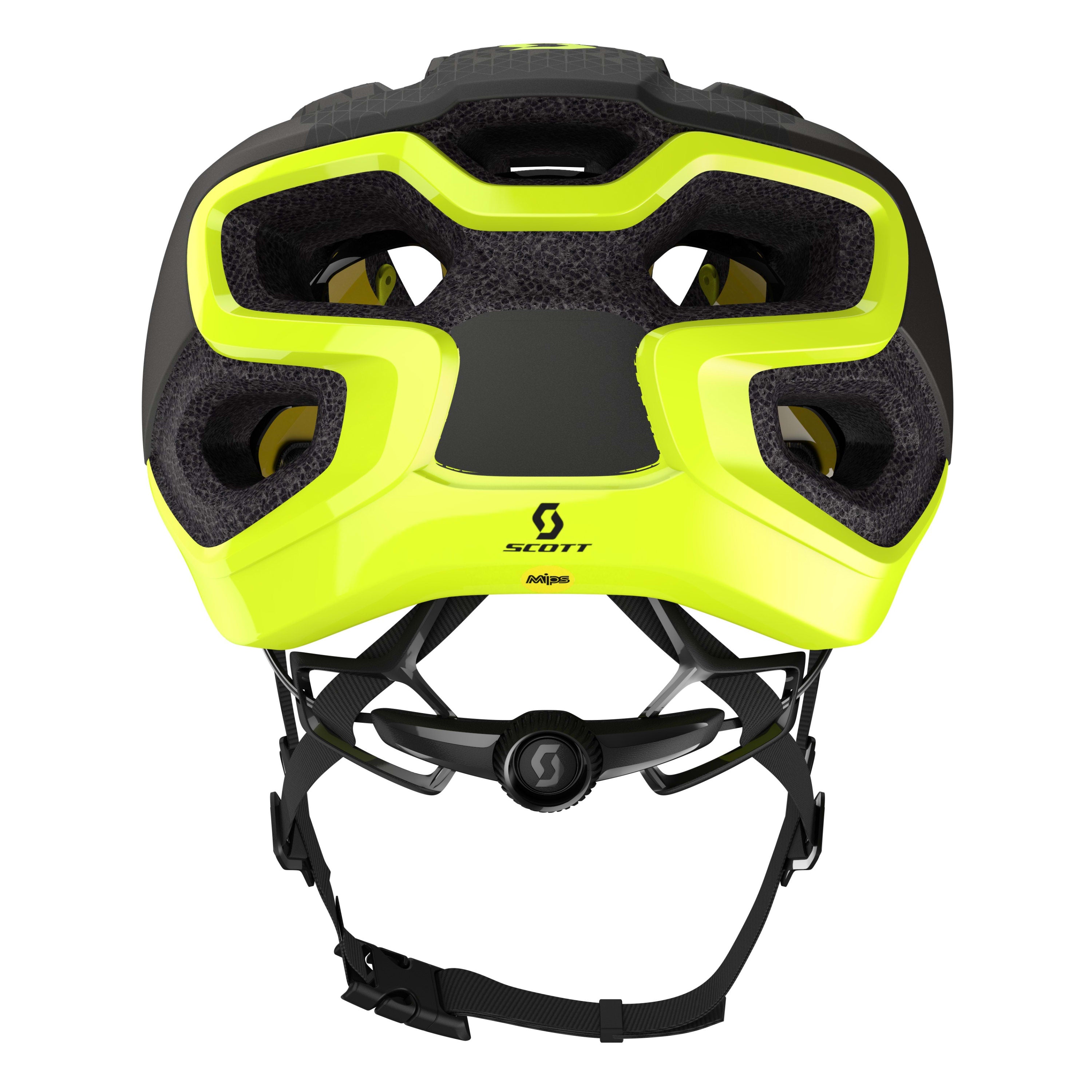 Scott Fuga Plus Helmet - Dark Grey / Radium Yellow