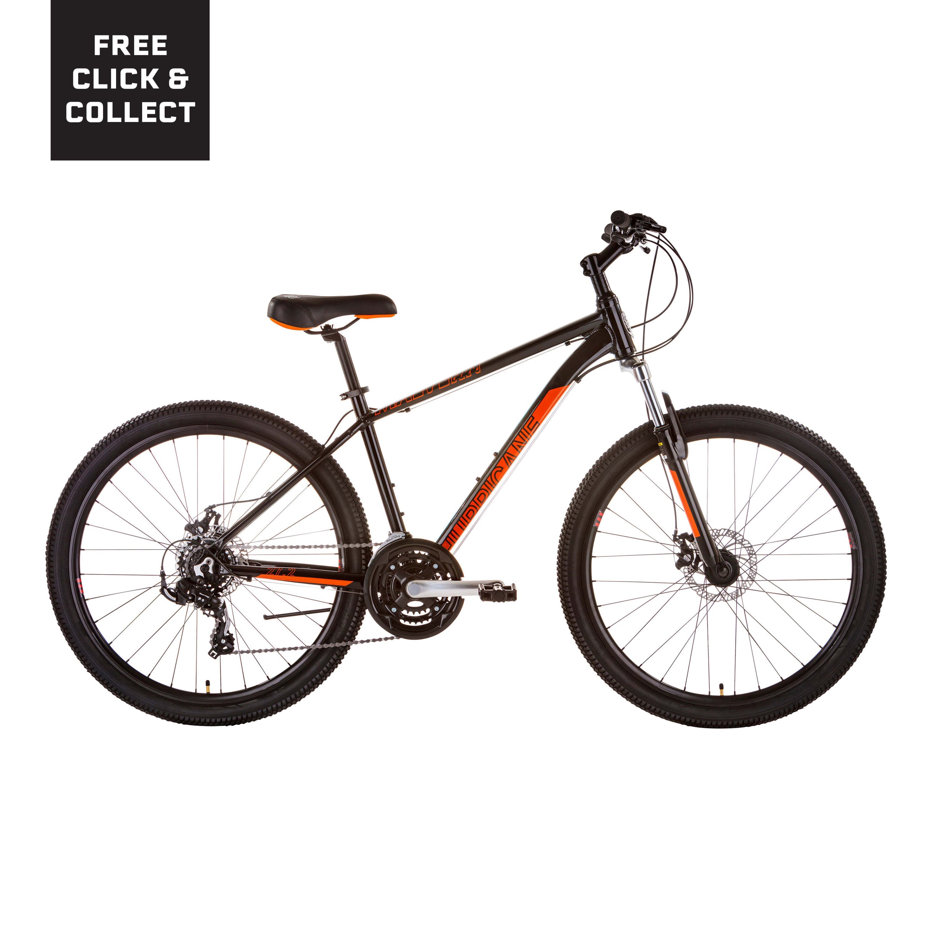 Malvern Star Hurricane 27-2 - Black / Orange