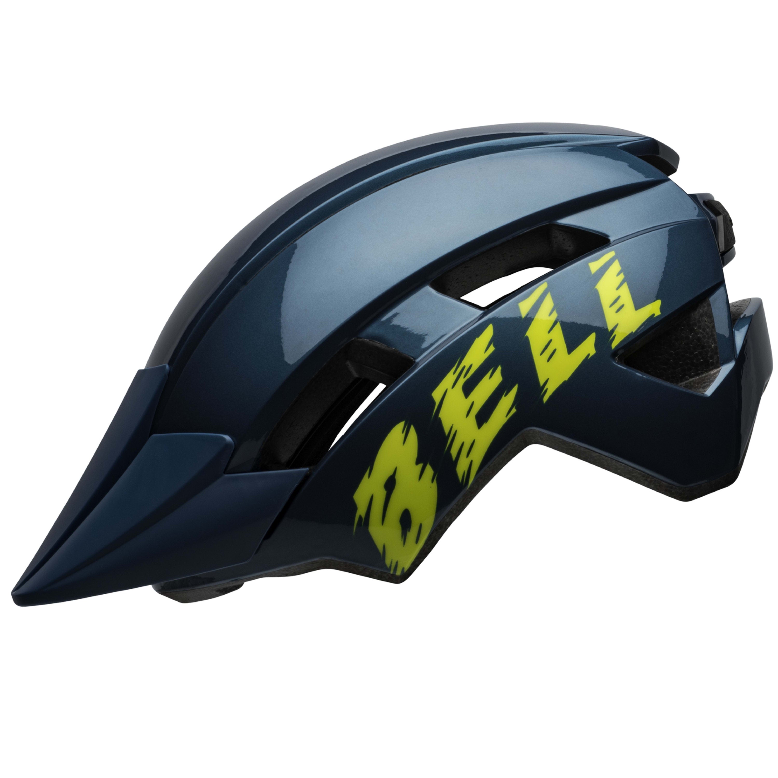 Bell Sidetrack II Helmet - Blue / Hi-vis Yellow