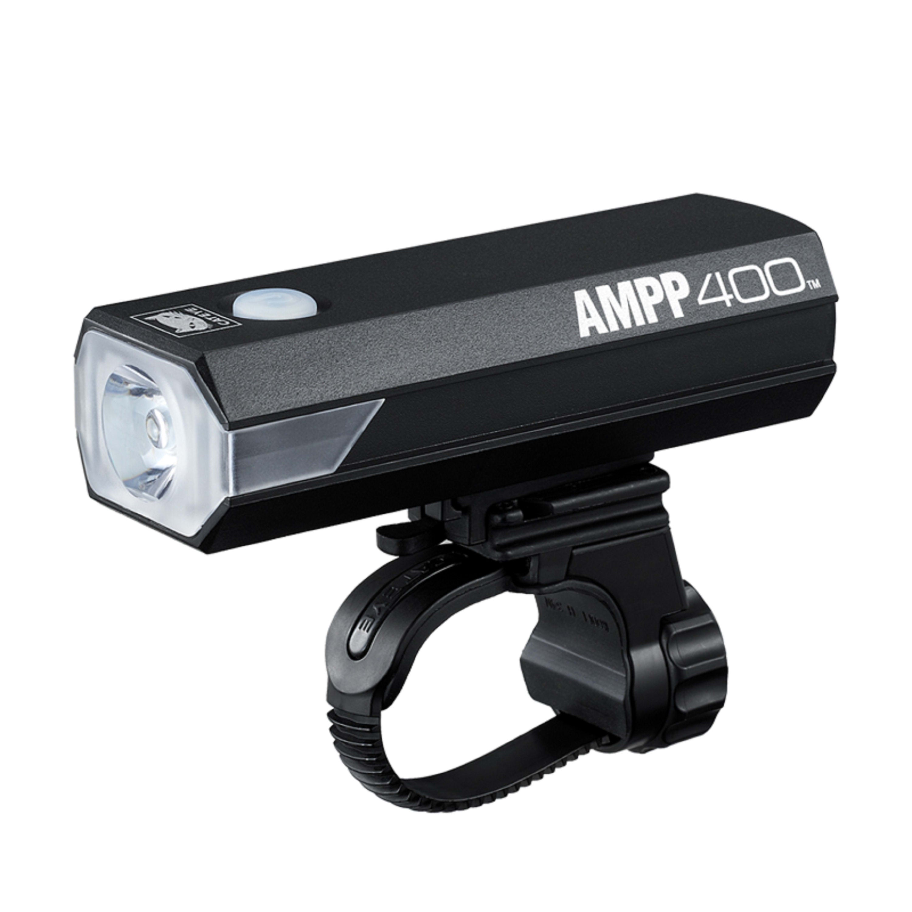 Cateye Ampp 400 EL084RC Front Light - Black