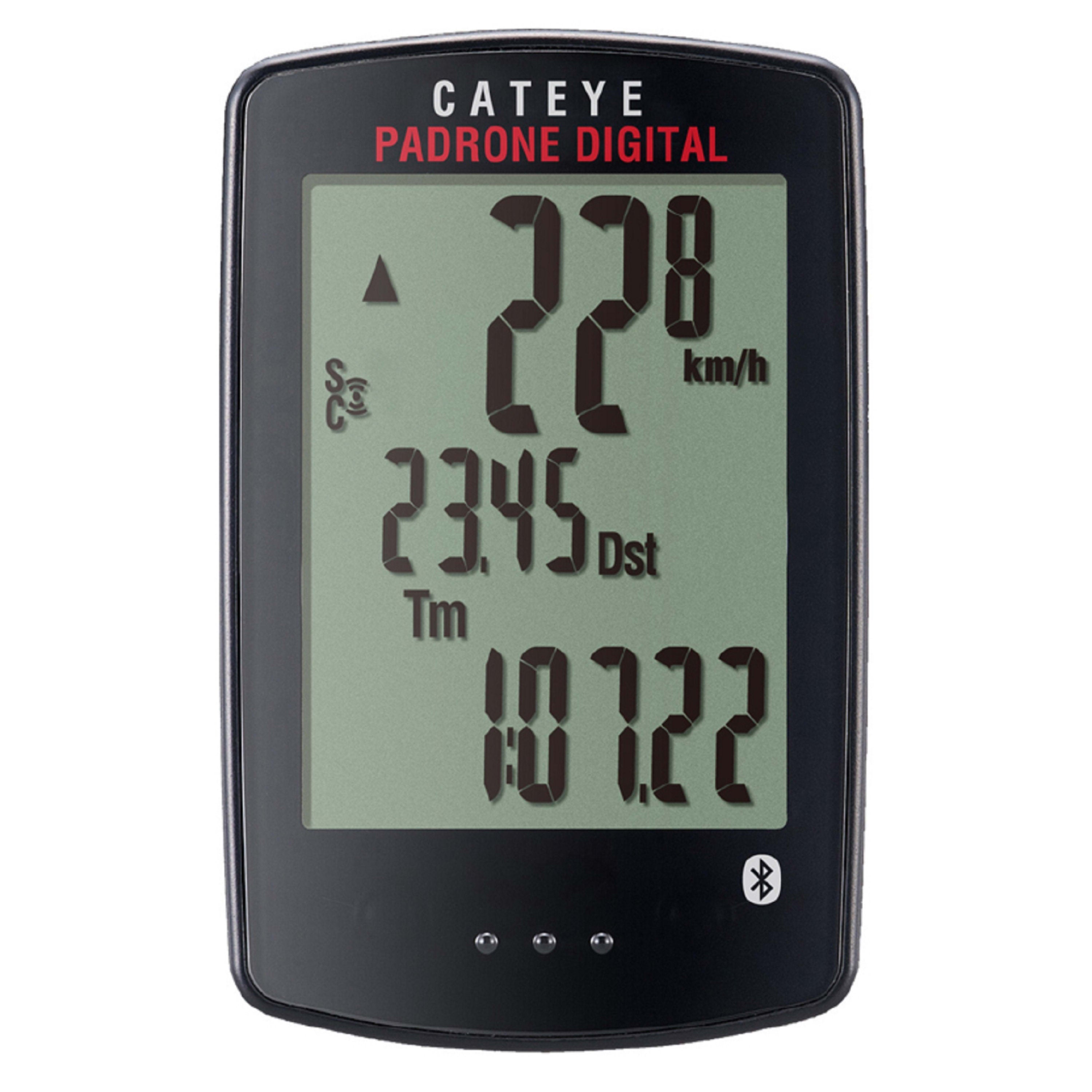 Cateye Padrone Digital Cycle Computer - Black