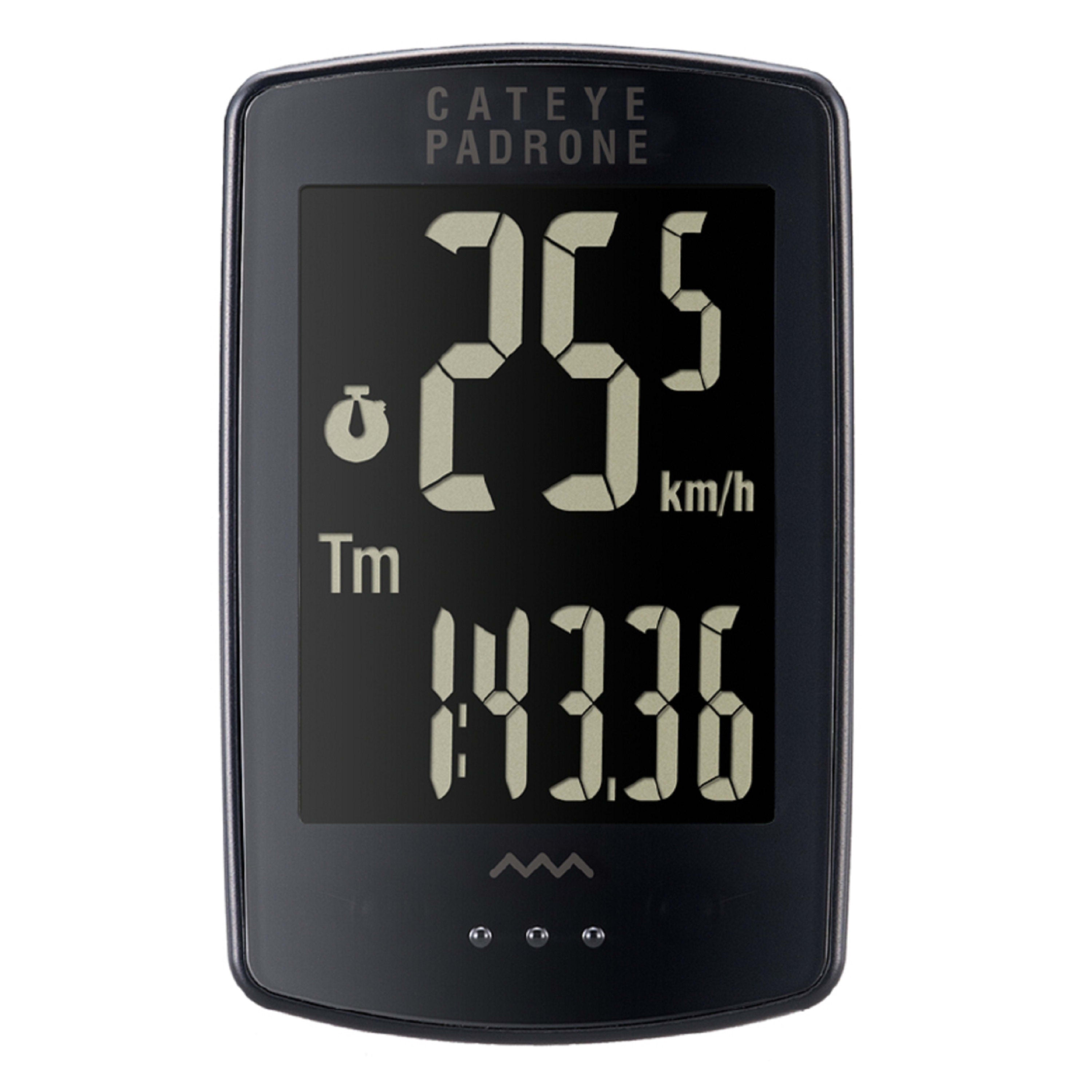 Cateye Padrone Stealth PA100W Cycle Computer - Black