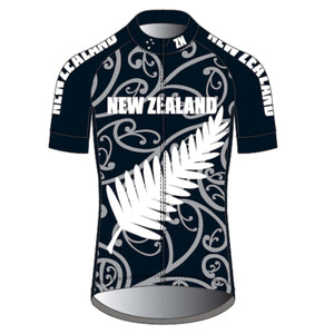 Giro Mens Jersey Chrono Sport NZ Fern - Black / Grey