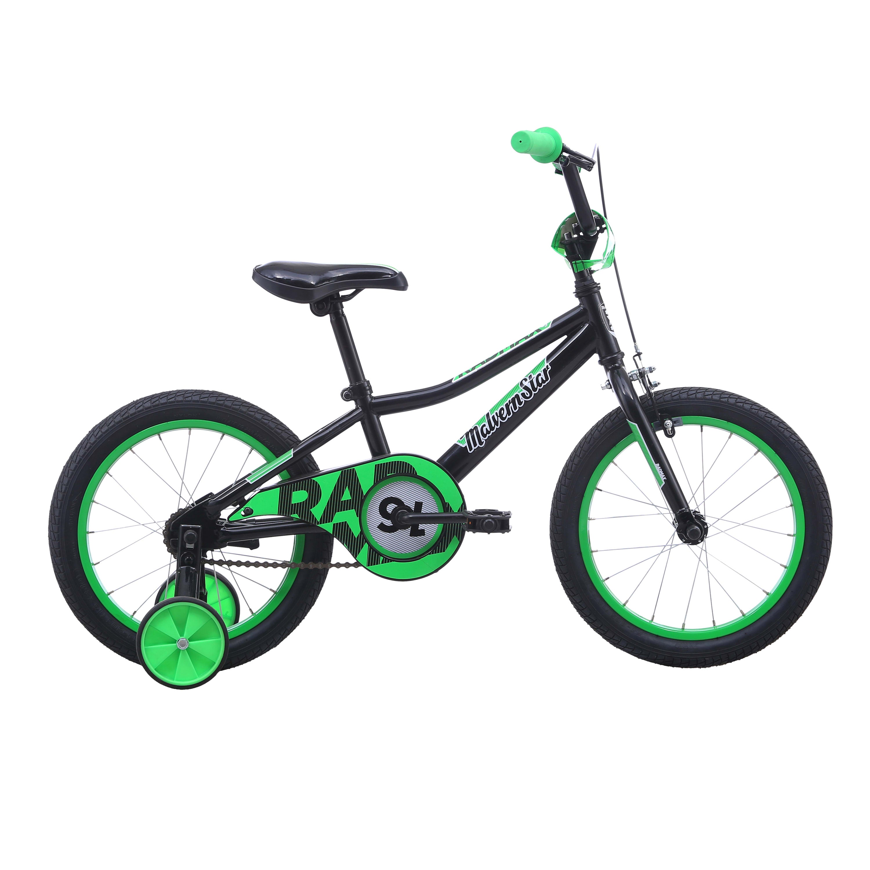Malvern Star Radmax 16 - Black / Green