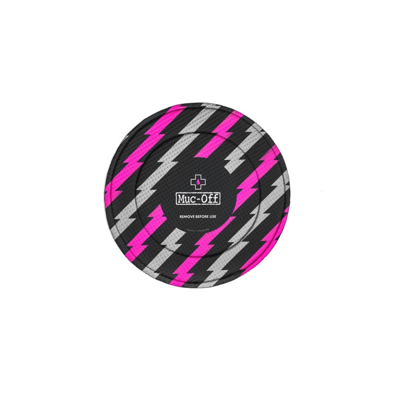 Muc-off Disc Brake Covers Pair - Black / Pink