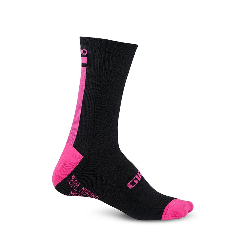 Giro Hrc Plus Merino Socks - Bright Pink