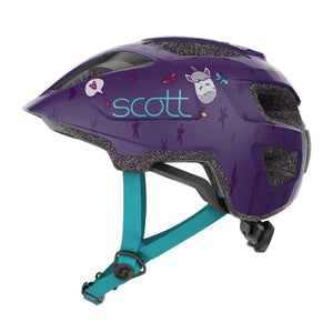 Scott Spunto Kid Helmet 46-52CM - Deep Purple / Blue