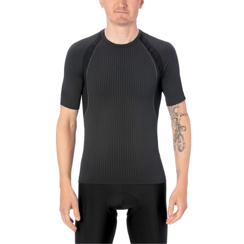 Giro Chrono Base Layer Short Sleeve - Charcoal