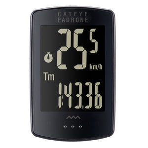 Cateye Padrone Stealth PA100W Cycle Computer - Black