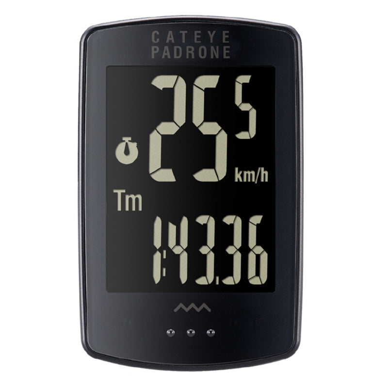 Cateye Padrone Stealth PA100W Cycle Computer - Black