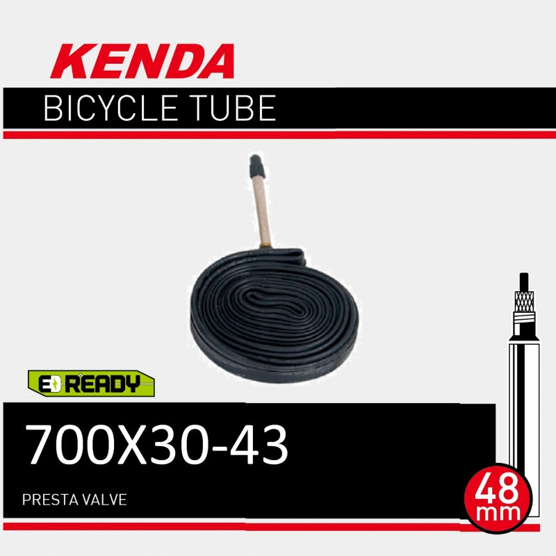 Kenda 26" Bike Tube – Fits 1.50 To 1.75 Tires, 48mm Schrader Valve For Mountain Bikes