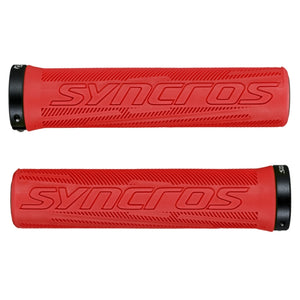 Syncros Pro Lock-on Grips - Red