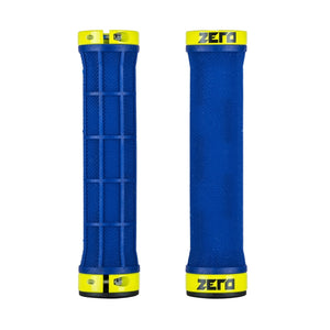 Zero Atlas 2LOCK Grips - Navy Blue / Sulphur Yellow