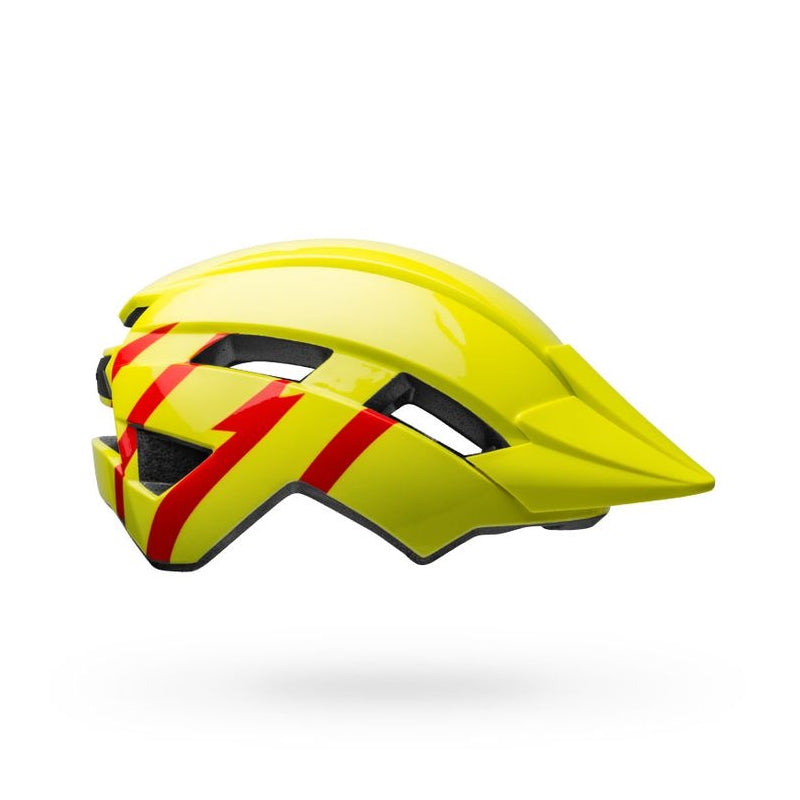 Bell Sidetrack II Helmet - Strike Gloss Hivis Red