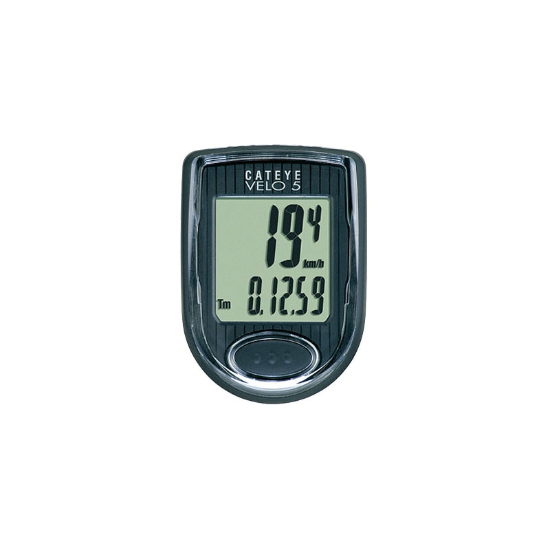 Cateye Velo 5 Cycle Computer - Black