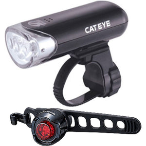 Cateye HL-EL135 & Orb LD160 Lightset - Black
