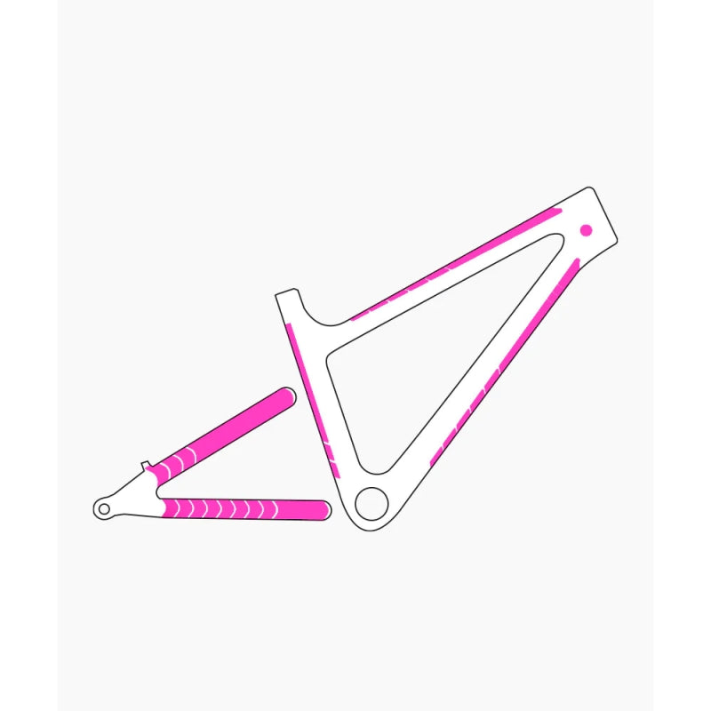 Muc-off Frame Protection Kit Dh/enduro/trail 45-70MM - Clear Matt