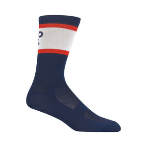 Giro Comp Racer High Rise Heatwave Socks - Midnight Retro