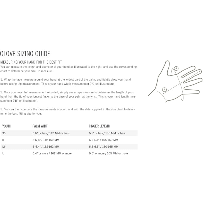 Giro Dnd JR 2 Long Finger Gloves - Black