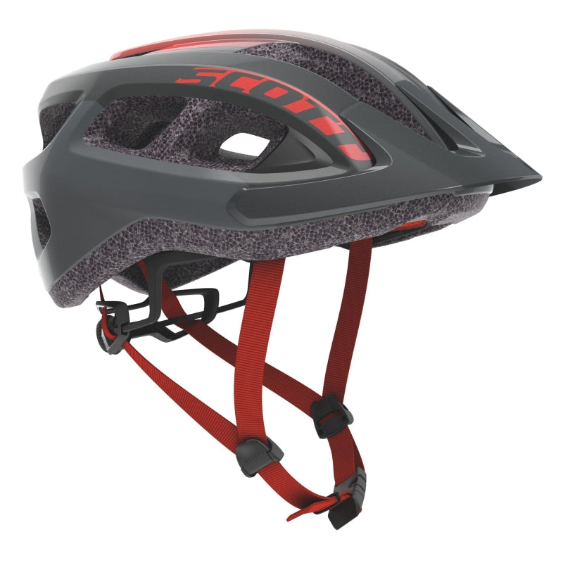 Scott Supra Helmet - Grey / Red Fade
