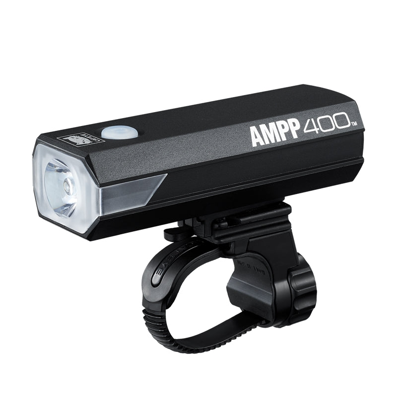 Cateye Ampp 400 EL084RC Front Light - Black