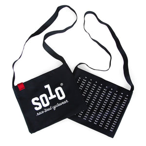 Solo Cotton Musette Bag - Black