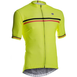 Solo Duo Jersey Mens - Fluoro Yellow