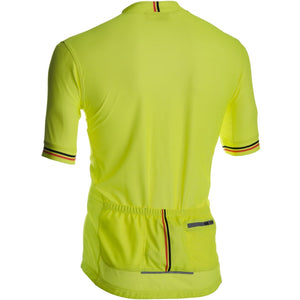 Solo Duo Jersey Mens - Fluoro Yellow