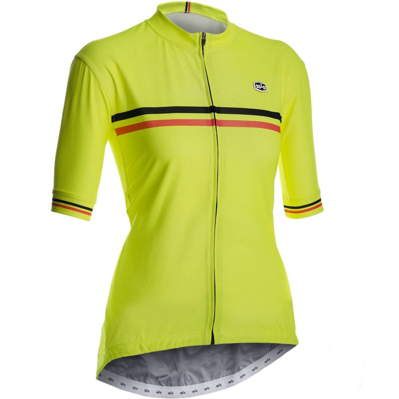 Solo Duo Jersey Ladies - Fluoro Yellow
