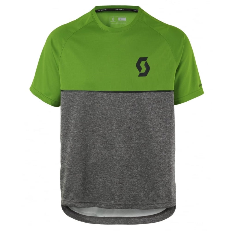 Scott Trail 70 Jersey - Online Green / Dark Grey Melange